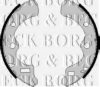 BORG & BECK BBS6169 Brake Shoe Set